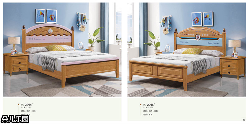 江西南康青少年兒童實木套房14