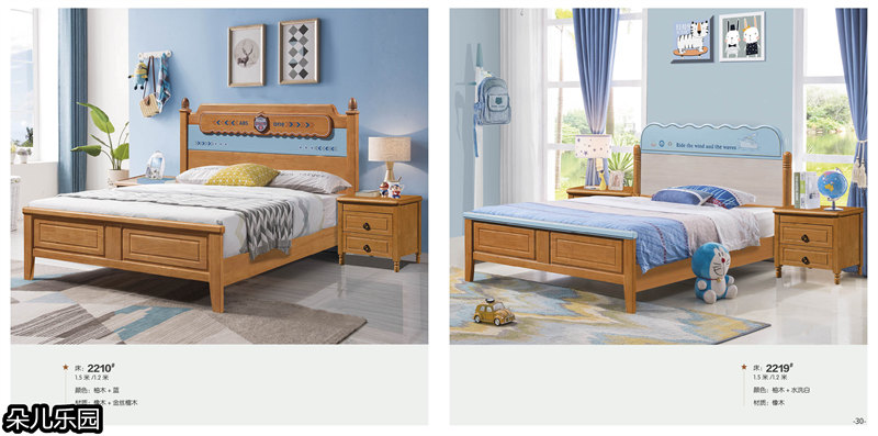 江西南康青少年兒童實木套房15