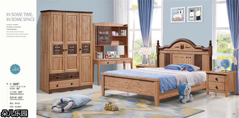 江西南康青少年兒童實木套房26