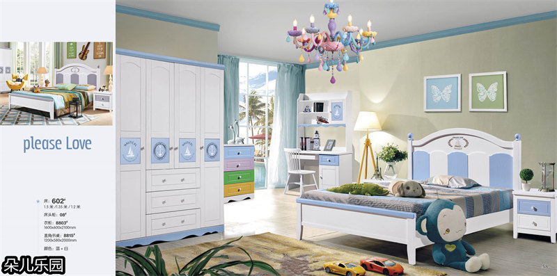 江西南康青少年兒童實木套房31