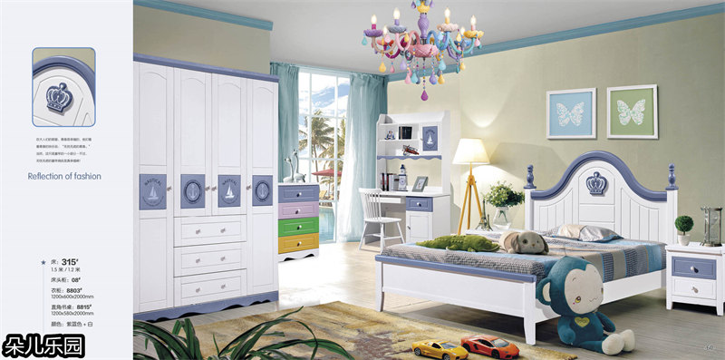 江西南康青少年兒童實木套房32