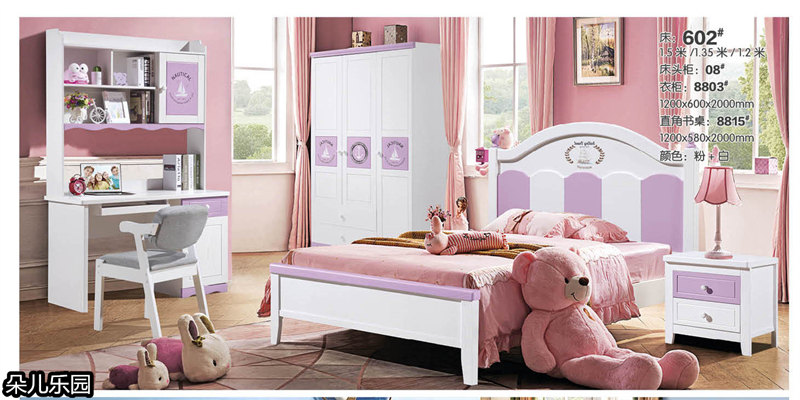 江西南康青少年兒童實木套房46