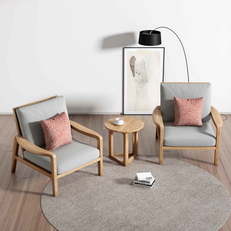 L2831#休閑椅（原木色）