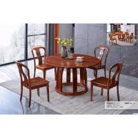 長城烏金木W-1009#餐臺、W006#餐椅