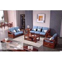 長城烏金木8801#1+2+3沙發