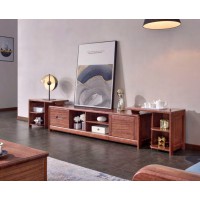 長城紫金檀木T302#伸縮地柜