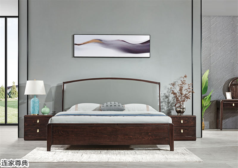 江西南康連家尊典現代中式白蠟木家具29