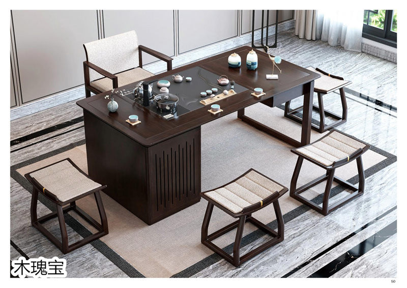 江西南康木瑰寶新中式套房家具51