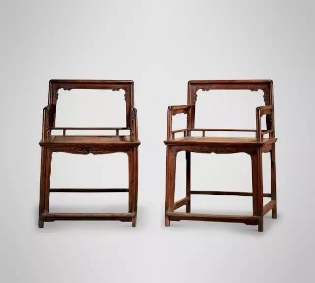 明末清初黃花梨玫瑰椅