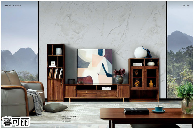 馨可麗POS&middot;簡北美黑胡桃木家具18