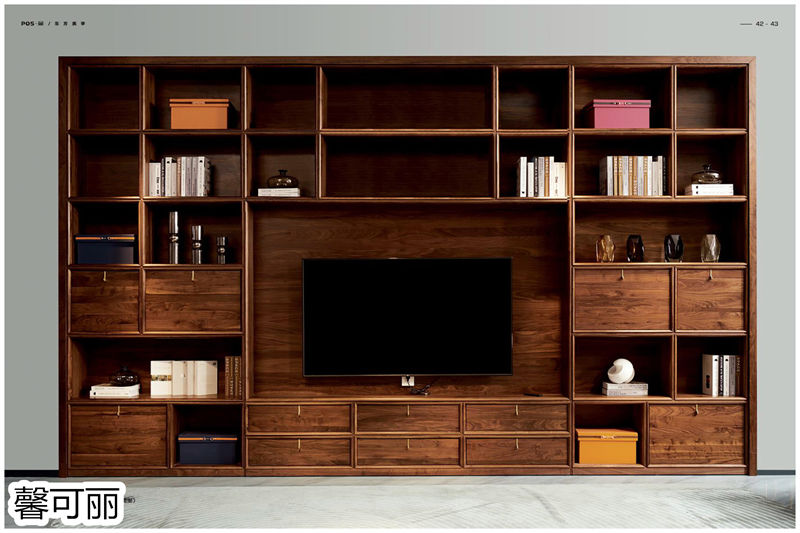 馨可麗POS&middot;簡北美黑胡桃木家具20