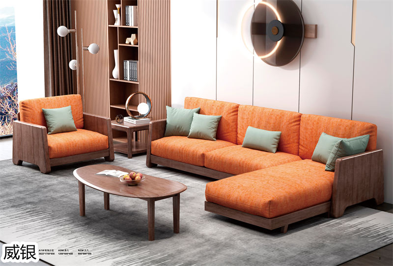威銀家具·木言現代簡約非洲金檀木家具4