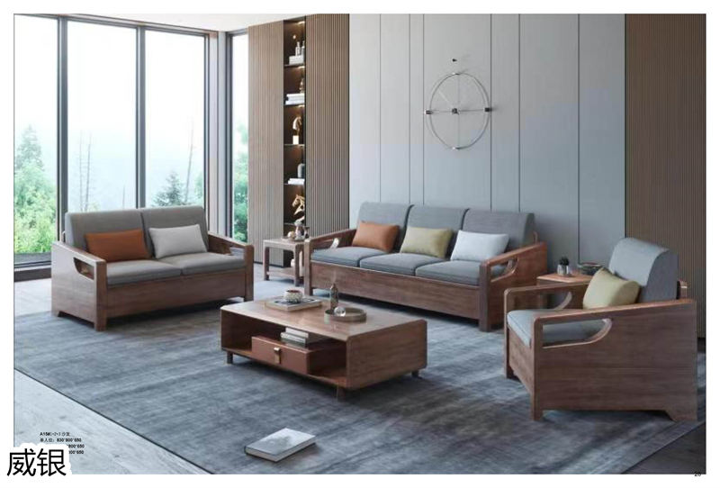 威銀家具·木言現代簡約非洲金檀木家具12