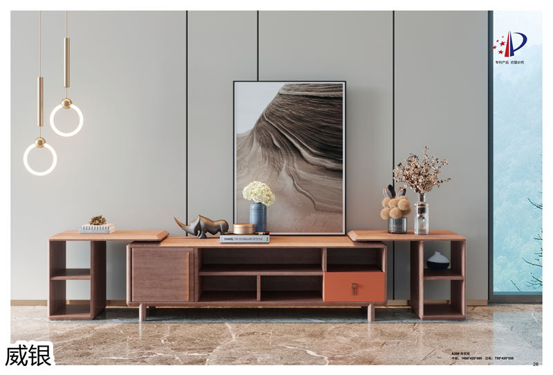 威銀家具·木言現代簡約非洲金檀木家具16