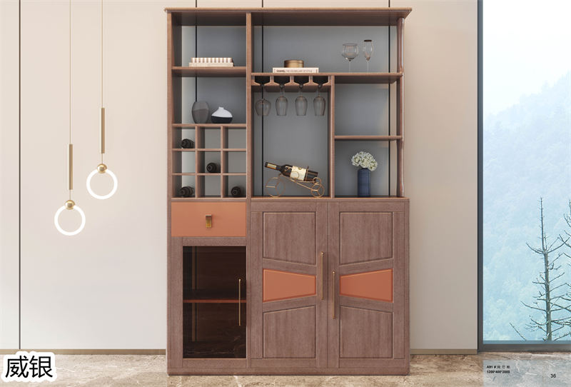 威銀家具·木言現代簡約非洲金檀木家具19