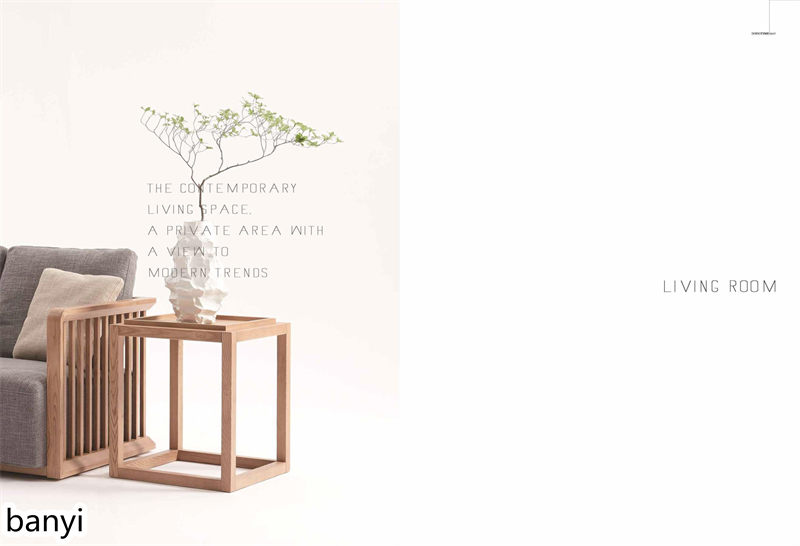 現代簡約風格白蠟木家具1