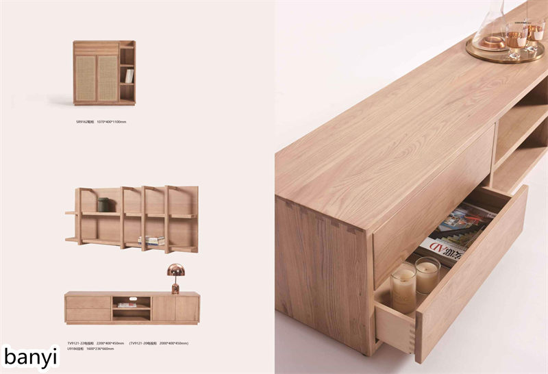 現代簡約風格白蠟木家具21