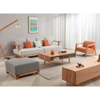 萬家達·逅生侘寂風櫻桃木家具,南康鹽系風格實木家具,江西櫻桃木套房家具生產廠家