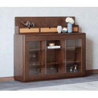 艾美儷家可可西里現代極簡黑金檀木家具：餐邊柜KK5501#