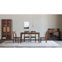 艾美儷家可可西里現代極簡黑金檀木家具：餐桌KK5201#、餐椅KK3502#