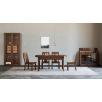 艾美儷家可可西里現代極簡黑金檀木家具：餐桌KK5102#、餐椅KK3503#