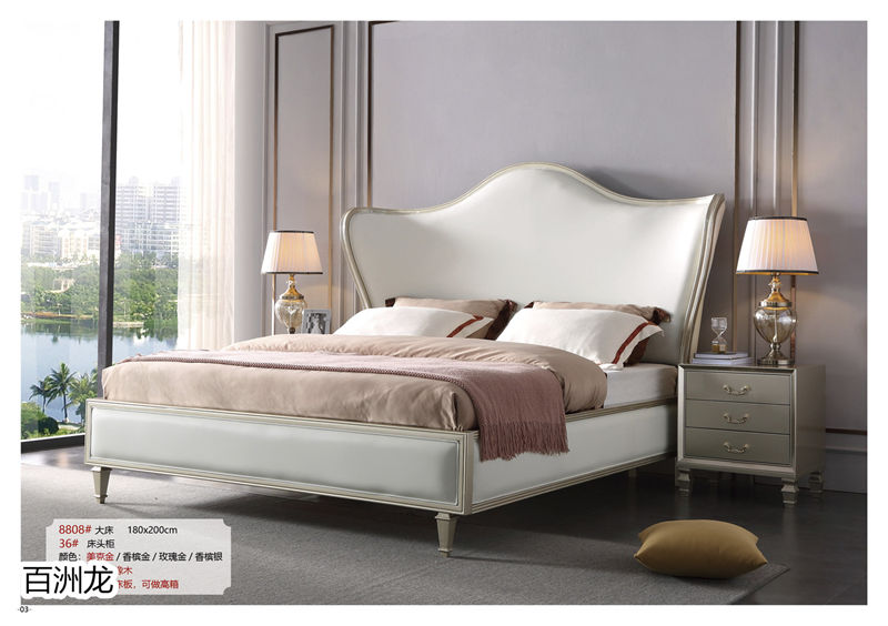 百洲龍歐美輕奢實木套房家具3