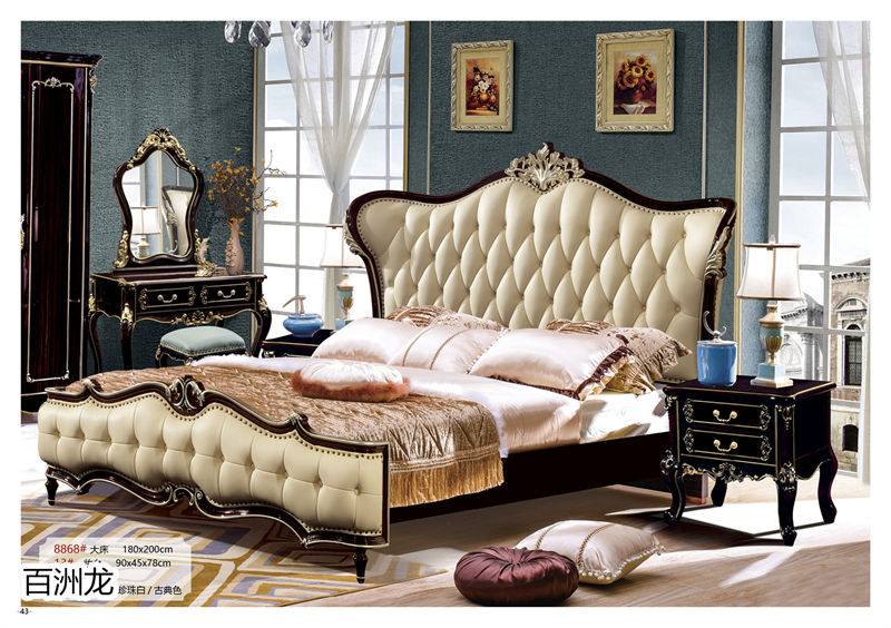 百洲龍歐美輕奢實木套房家具39