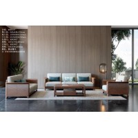 艾美儷家可可西里現(xiàn)代極簡(jiǎn)黑金檀木家具：沙發(fā)KK3109#、長(zhǎng)茶幾KK3302#、方茶幾KK3305#