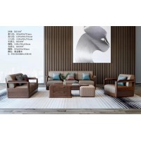 艾美儷家可可西里現(xiàn)代極簡(jiǎn)黑金檀木家具：沙發(fā)KK3105#、長(zhǎng)茶幾KK3306#、方茶幾KK3305#