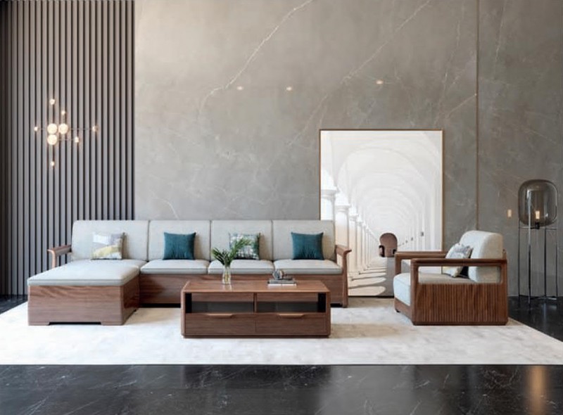 轉角沙發KK3203#、長茶幾KK3301#