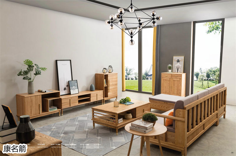 康名箭&middot;簡素空間 北歐極簡白蠟木家具36