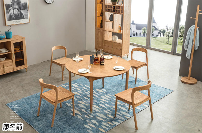 康名箭&middot;簡素空間 北歐極簡白蠟木家具44