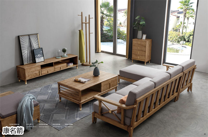 康名箭&middot;簡素空間 北歐極簡白蠟木家具53