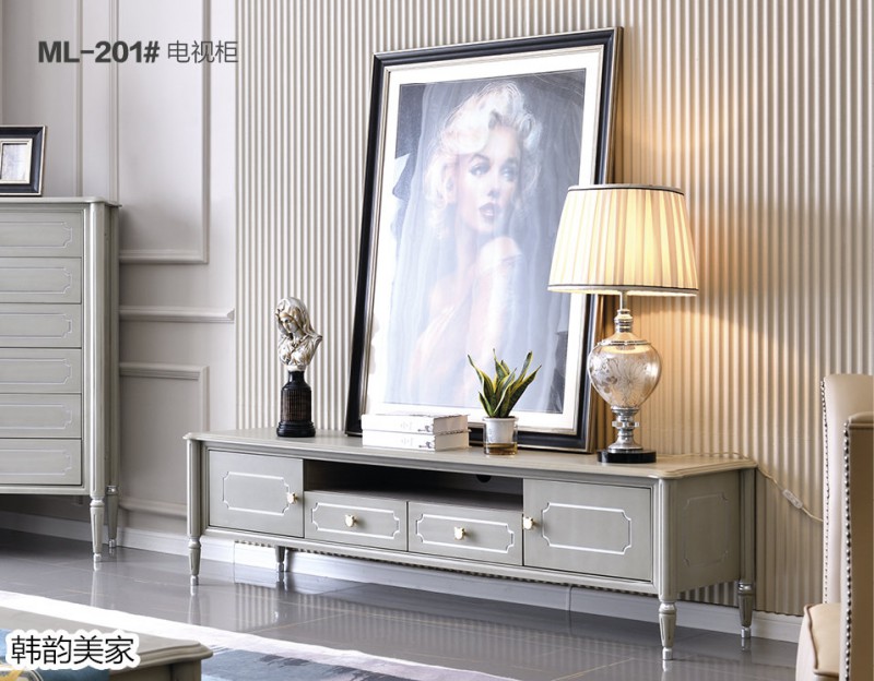 韓韻美家·莫蘭迪灰系列美式輕奢家具9