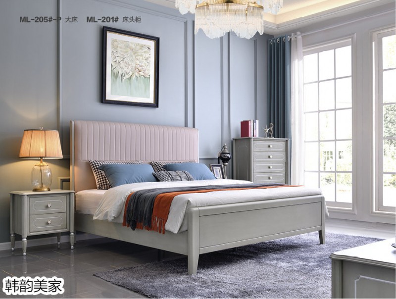 韓韻美家·莫蘭迪灰系列美式輕奢家具13