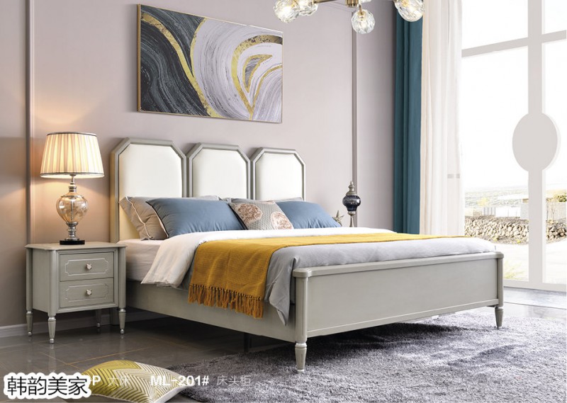 韓韻美家·莫蘭迪灰系列美式輕奢家具18
