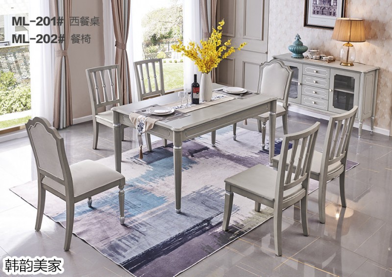 韓韻美家·莫蘭迪灰系列美式輕奢家具21