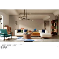 歌樂美現代極簡風格白蠟木家具,南康現代極簡實木家具,江西原木色北美白蠟木套房廠家