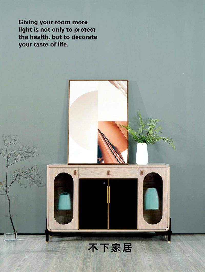 不下家居簡約風格北美紅橡家具57