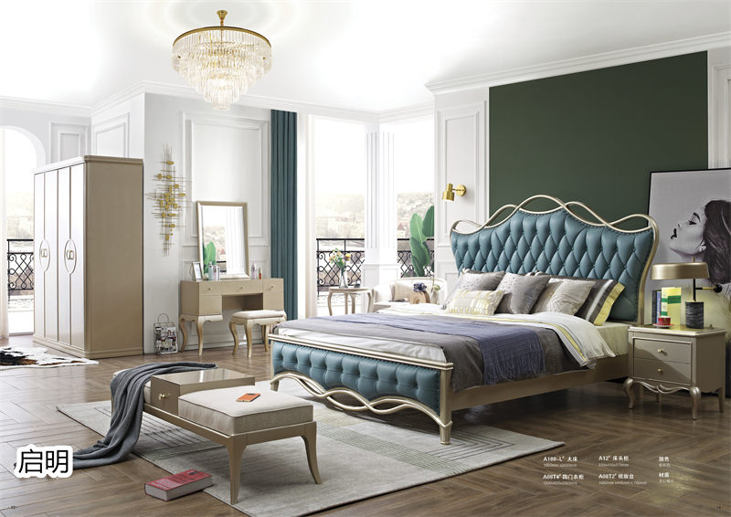 啟明香檳色歐式輕奢5