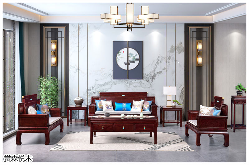 華祥聚品·賞森悅木 新古典印尼紫檀家具6