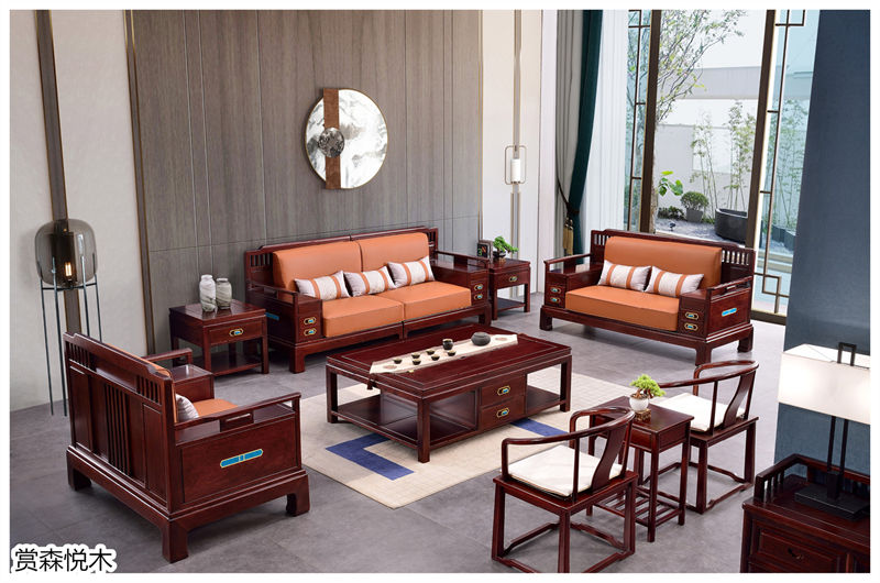 華祥聚品·賞森悅木 新古典印尼紫檀家具13