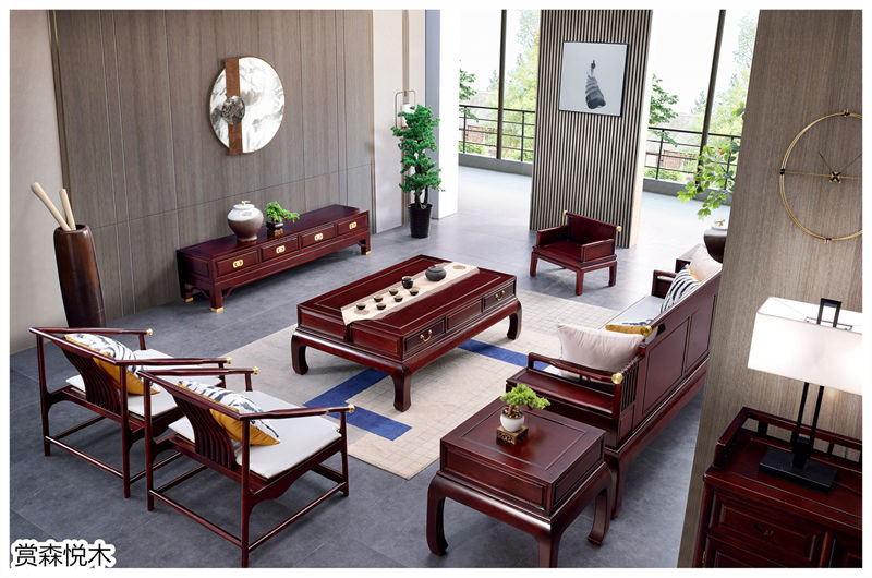 華祥聚品·賞森悅木 新古典印尼紫檀家具15