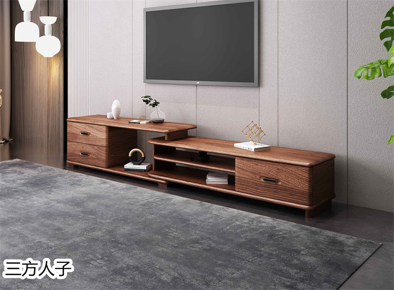 三方人子現代極簡風格烏金木家具24