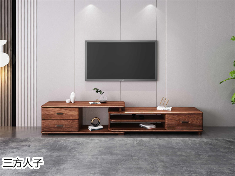 三方人子現代極簡風格烏金木家具25