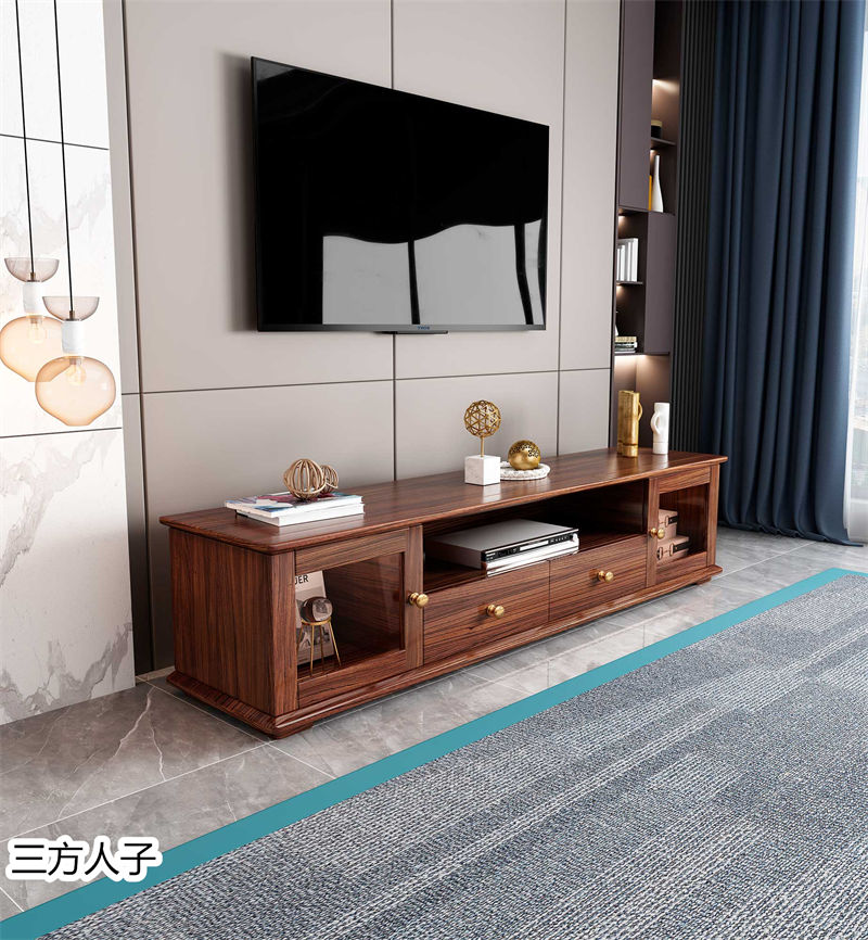 三方人子現代極簡風格烏金木家具27