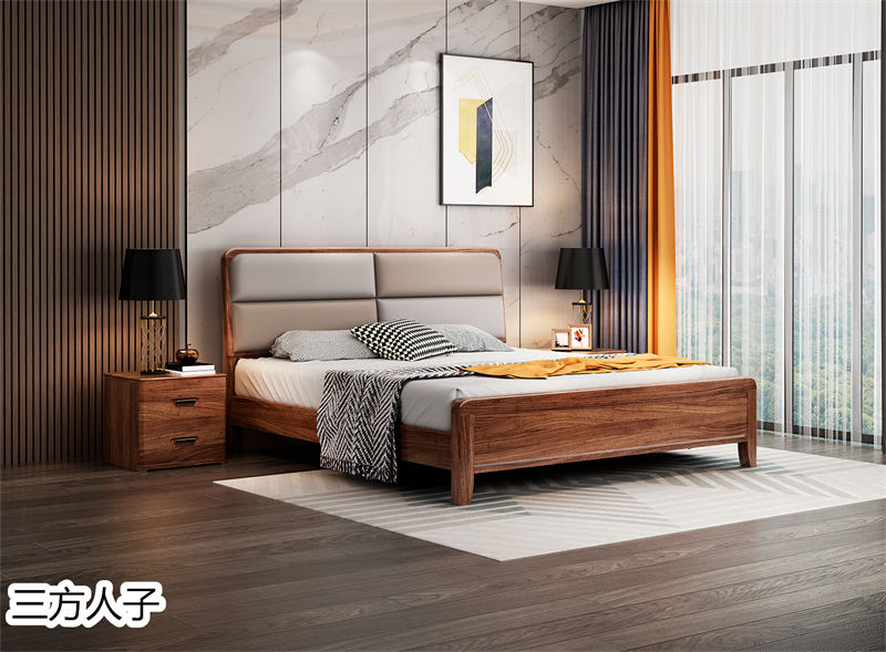 三方人子現代極簡風格烏金木家具39