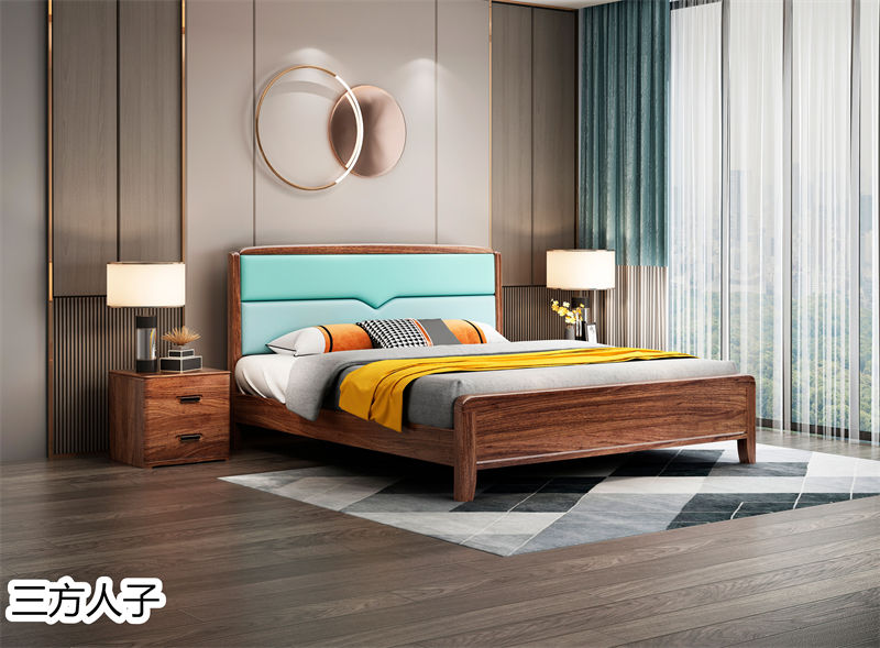 三方人子現代極簡風格烏金木家具43