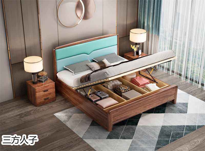 三方人子現代極簡風格烏金木家具44