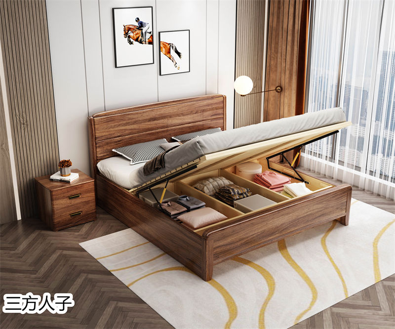 三方人子現代極簡風格烏金木家具55